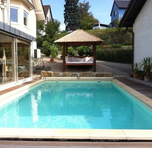 Pool von Pro Pool mit Sitzlounge