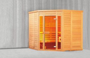 Blockline Sauna im nordischen Flair von Pro Pool