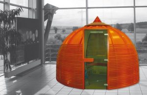Designerkabine der Sauna Galactica von Pro Pool