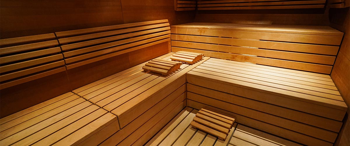 Sauna warm image